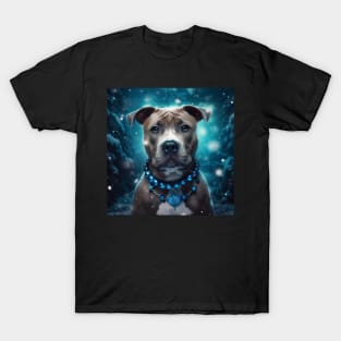 Magical Blue Nose Staffy T-Shirt